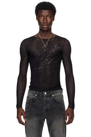 Black 'The Sequin' Top