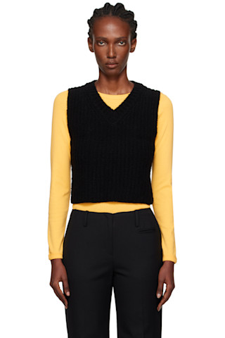 トップス notconventional square neck gilet notconventional square neck gilet