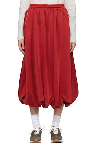 Red Balloon Track Midi Skirt by NEEDLES on Sale