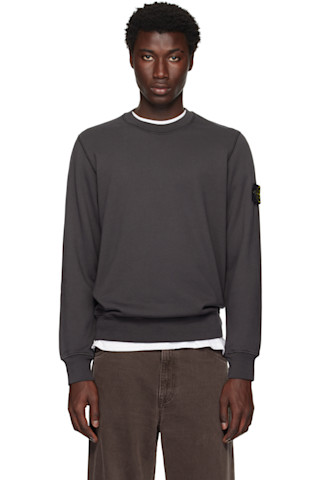 Stone Island: グレー 6100044 Organic Cotton Fleece