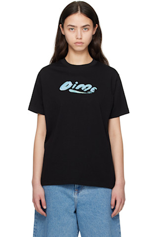 【Dime】Paint T-Shirt Dime: Black Paint T-shirt | SSENSE
