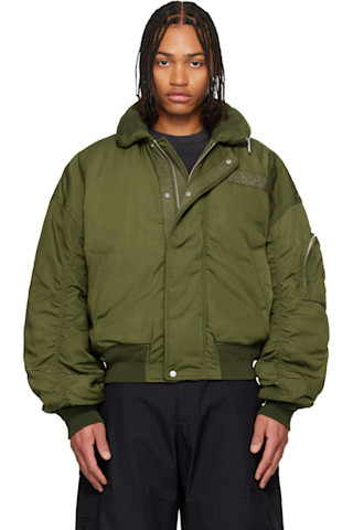 TATRAS オリーブグリーン ボンバージャケット 252843M175001_1.jpg
