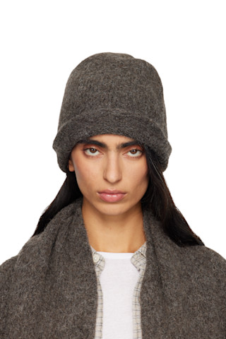 Lauren Manoogian: Gray Crown Beanie | SSENSE