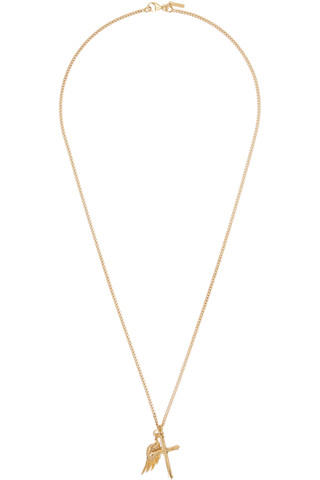 Wing & Cross Necklace