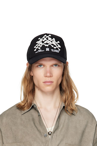 超レア！ 【 AMIRI 】 BONES STACKED TRUCKER CAP 0400022011411_BLACK?wid=600&