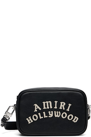 Black 'AMIRI Hollywood' Camera Bag by AMIRI on Sale