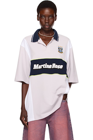 MARTINE ROSE ポロシャツ　ブラック MARTINE ROSE - Polo Neck Crew | ALTERFATE