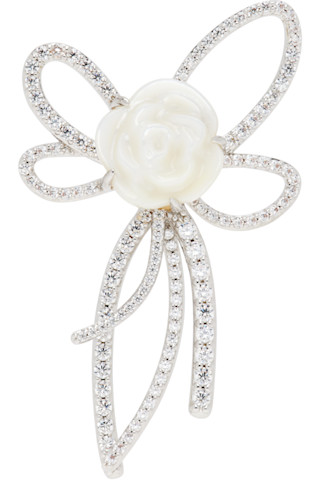 Shushu/TongのYVMINエディション Faux-Pearl Chain Bow Rose シングル