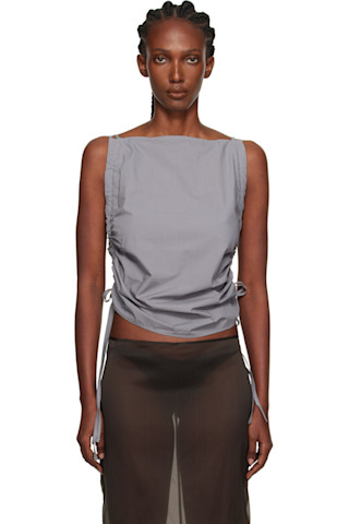 トップス baserange PICTORIAL STRAP TOP Pictorial Strap Top in Assortment | Organic cotton poplin