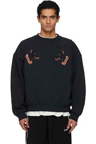 Black London Hound Crewneck Sweatshirt