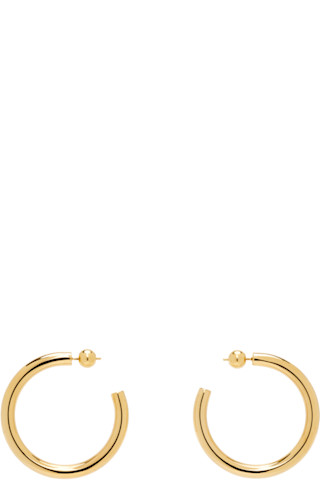 Sophie Buhai: Medium Everyday Hoop Earrings | SSENSE