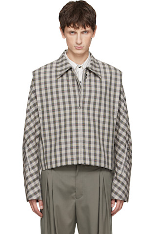 Kiko Kostadinovのグレー Irimias ボンバージャケットがセール中