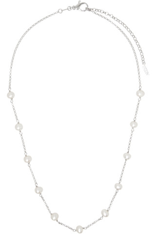 【関税込み】VEERT 'The Classic Pearl Chain' ネックレス VEERT: 'The Classic Pearl Chain' ネックレス | SSENSE 日本