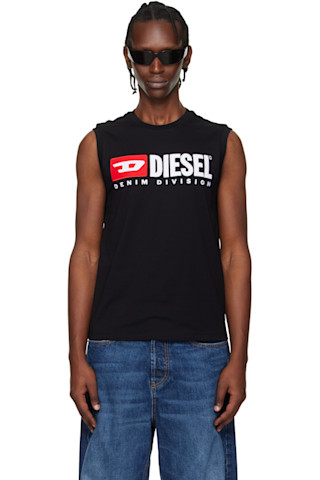 Diesel: ブラック T-Isco-Div タンクトップ | SSENSE 日本