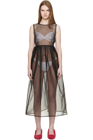 新品　cecile bahnsen キャミソール　ワンピース　　ロンハーマン Black CBcamillia Midi Dress by Cecilie Bahnsen on Sale