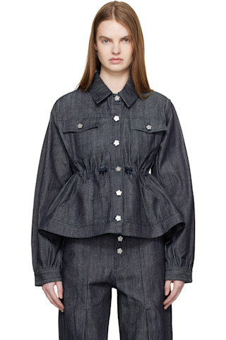 新品❣️【Cecilie Bahnsen】Sean デニムジャケットUK8 261002F060001_1.jpg