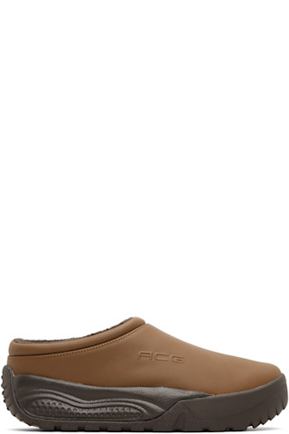 Nike: Brown ACG Rufus Loafers | SSENSE display picture 3