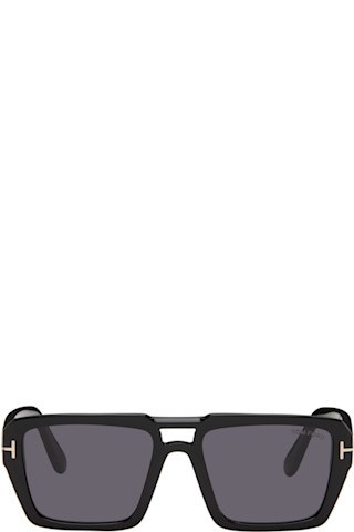 TOM FORD: ブラック Redford サングラス | SSENSE 日本