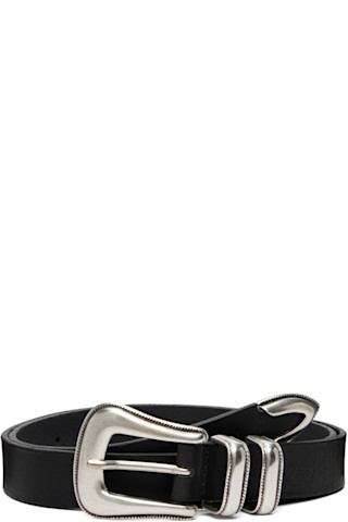 Nudie Jeans: ブラック 'Western Silver' ベルト | SSENSE 日本 Nudie Jeans: ブラック 'Western Silver' ベルト | SSENSE 日本