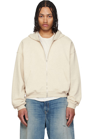 Gray RH Zip Up Hoodie by FFFPOSTALSERVICE on Sale