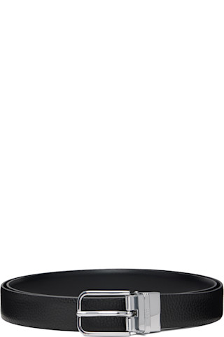 ⭐︎キスキス⭐︎ BOSS ブラックレザーベルト HBN10 BOSS: ブラック