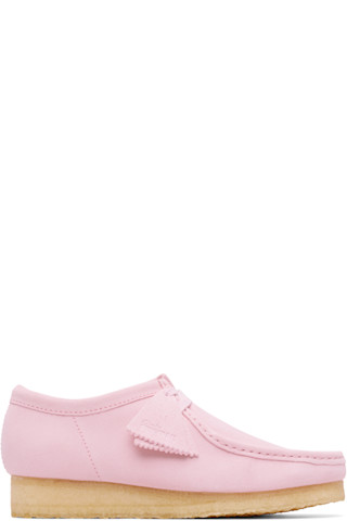 Clarks Originals: ピンク ワラビー | SSENSE 日本