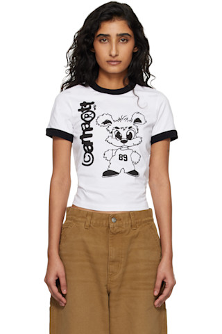 Carhartt Work In Progress - White IP Ringer T-shirt