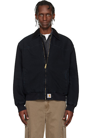 Carhartt Santa Fe Jacket Black S 試着のみ 261111M180007_1.jpg