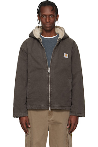 Carhartt Work In Progress: ブラック Mitch ジャケット | SSENSE 日本