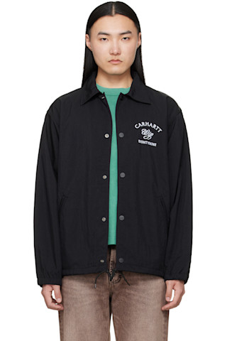 Carhartt Work In Progressのブラック Eightynine コーチジャケットが