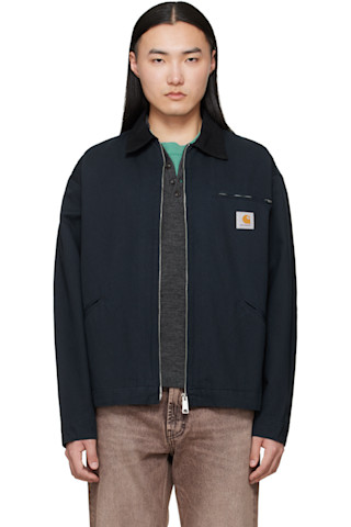 Carhartt WORK IN PROGRESS ジャケット M Navy OG Detroit Jacket by Carhartt Work In Progress on Sale