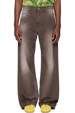 Brown Chino Trousers by Stockholm (Surfboard) Club on Sale