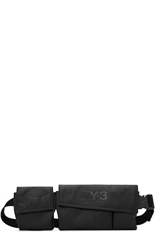 Y-3 ブラック スリングバッグ Y-3: ブラック Multi Pocket スリングバッグ | SSENSE 日本