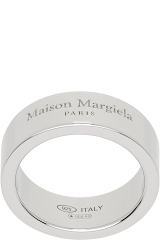 Logo Reference Ring by Maison Margiela on Sale