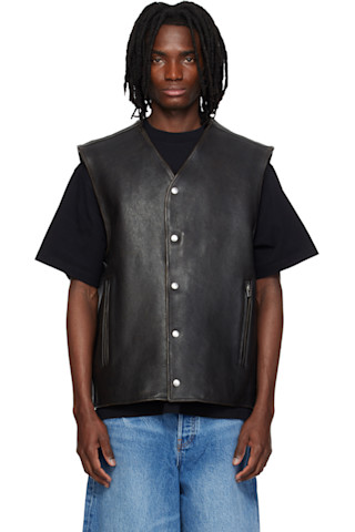 【Alexander Wang】アレキサンダーワンMotorbiker Vest Moto Puffer Vest in BLACK | alexanderwang®