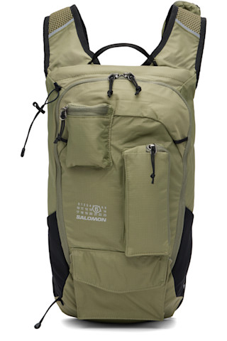 MM6 × サロモン ナイロンバッグ Green Nylon Backpack MM6 x Salomon | MM6