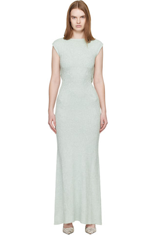 Aya Muse Women's Stella Maxi Dress - Silver - Size S - Spearmint