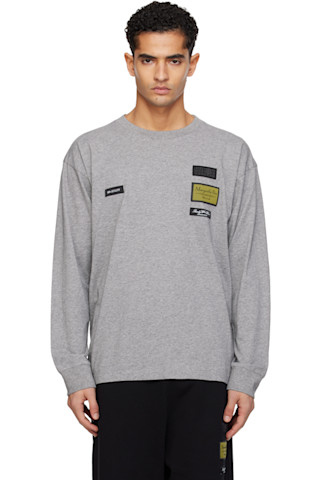 MM6 Maison Margielaのグレー 長袖Tシャツがセール中