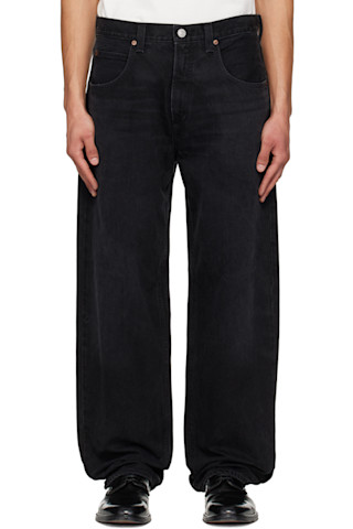 AGOLDE: ブラック Fusion ジーンズ | SSENSE 日本