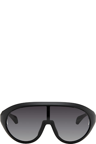 Rick Owens: Moncler + Rick Owens ブラック ナイロン サングラス