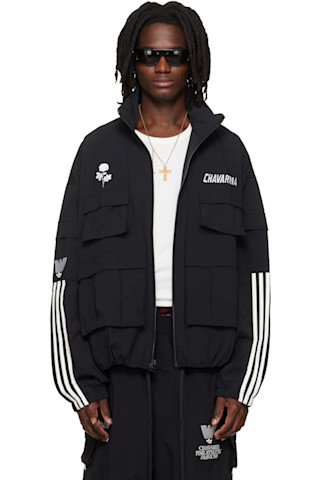 WILLY CHAVARRIA: ブラック adidas Originalsエディション カーゴ