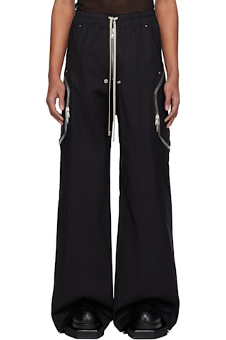 Rick Owens: Black Temple Heizer Belas Cargo Pants | SSENSE