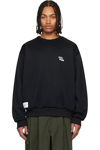 WTAPS: ブラック Wound スウェットシャツ | SSENSE 日本