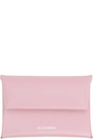 JIL SANDER レザーベルト　ピンク Jil Sanderのピンク Folded コインケースがセール中