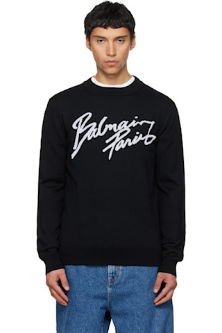 BALMAIN ストライプセーター ロゴ 長袖 楽天市場】バルマン BALMAIN メンズ トップス セーター ニット 2color