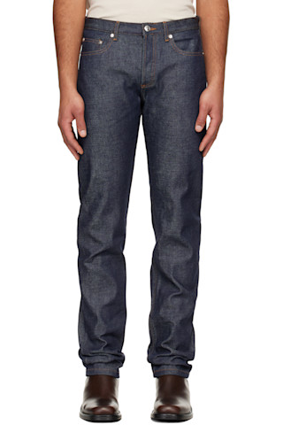 Navy New Standard Jeans by A.P.C. on Sale