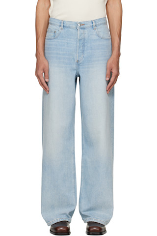 Blue Aaron Jeans by A.P.C. on Sale
