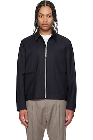 Paul Smith: ネイビー レギュラーフィット ジャケット | SSENSE 日本