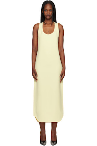 WARDROBE.NYC: Yellow Matte Tank Maxi Dress | SSENSE