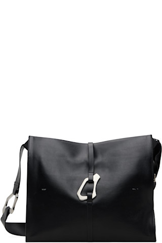 HELIOT EMIL: ブラック Luculent メッセンジャーバッグ | SSENSE 日本